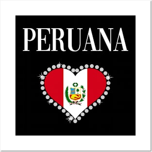 Camiseta de Mujer Peruana Peruvian Girl Women T-shirt Posters and Art